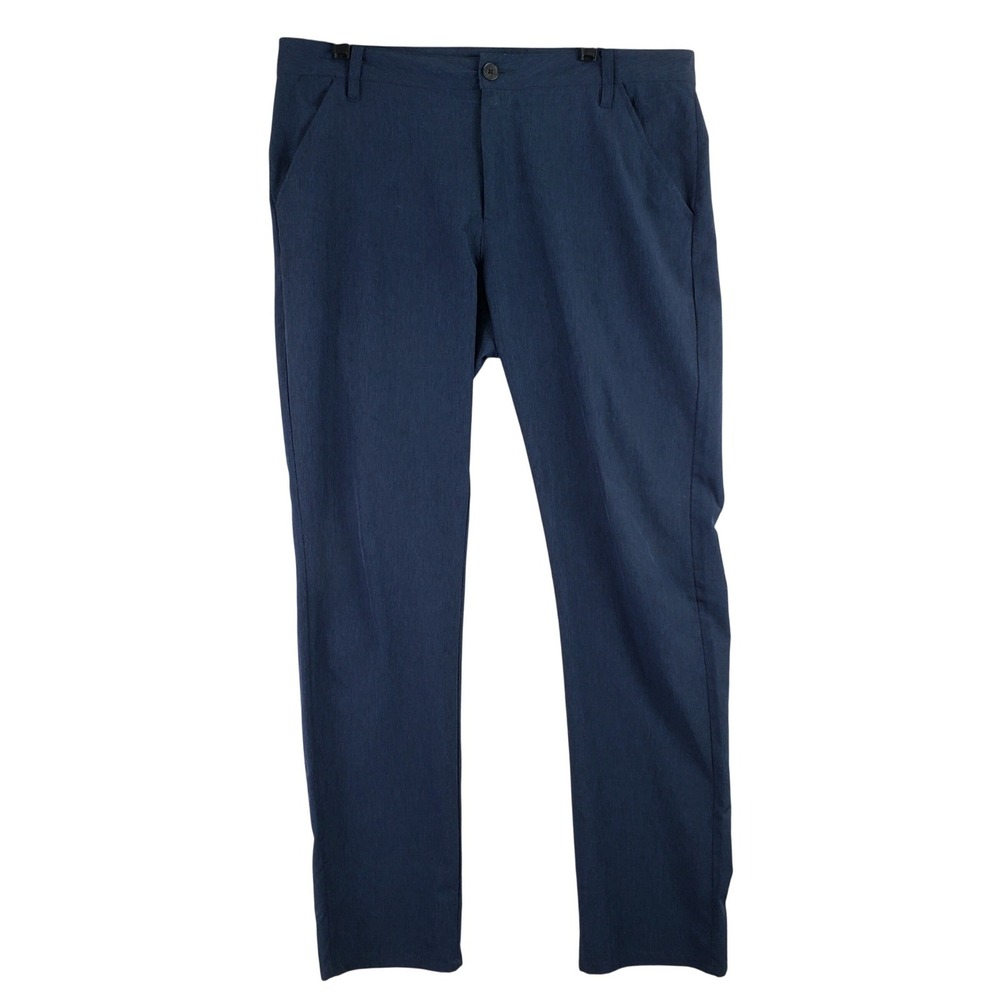 Travis Mathew Open to Close Pants Mens 36 (fits 38x32) Blue Performance Golfcore